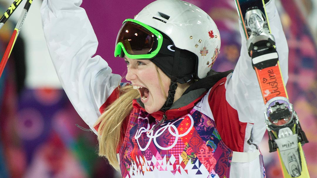Justine Dufour-Lapointe won women's moguls gold at Sochi. 