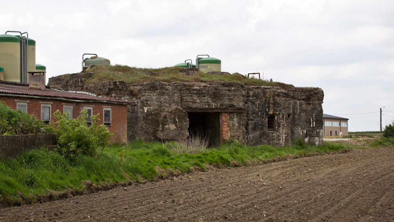 Bunker de la Première Guerre mondiale à Cheddar Villa à St. Julien, en Belgique. (Canadian Press)