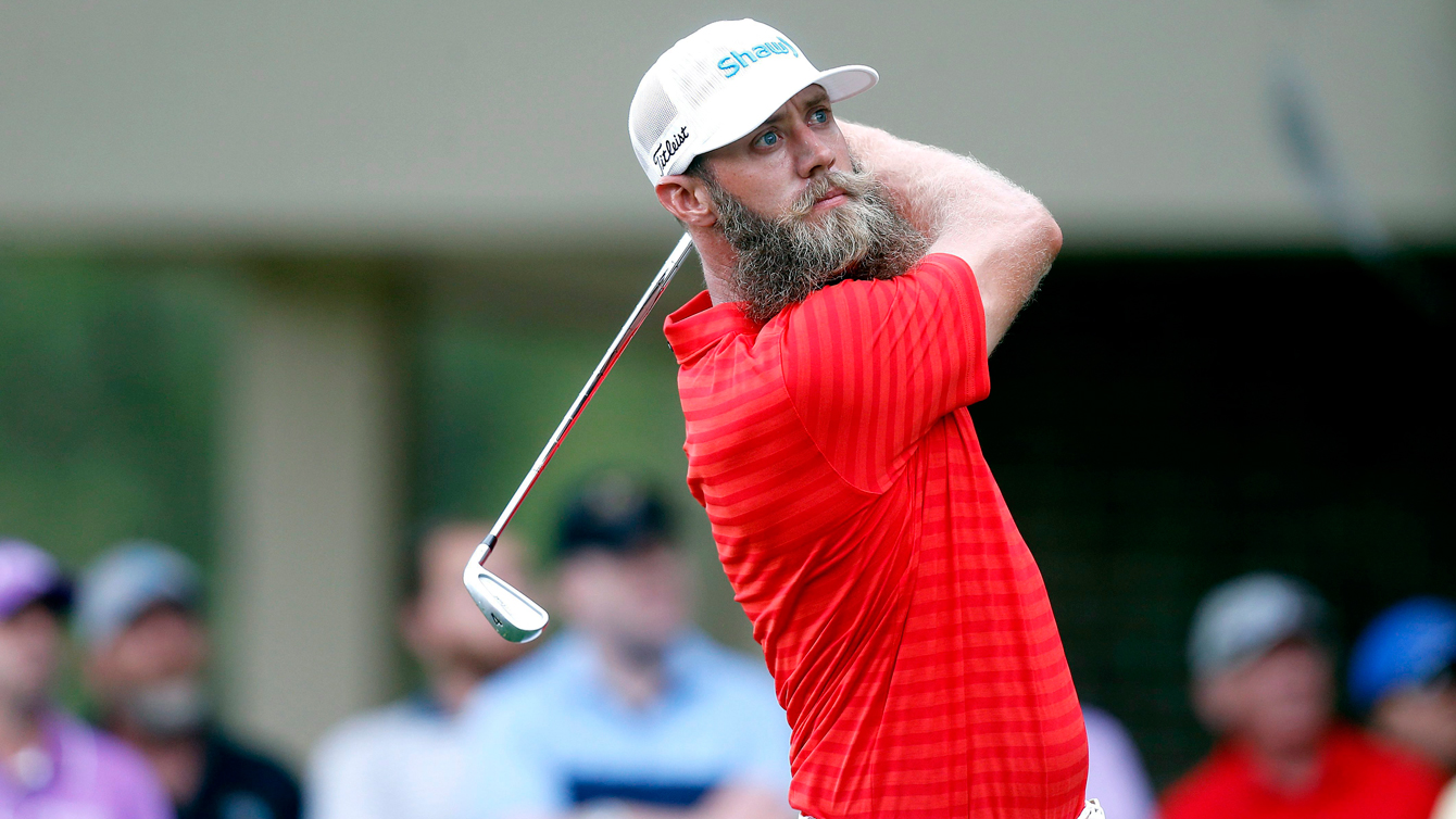 Graham DeLaet, of Canada, takes his tee shot on the second hole during the final round of the Valspar Championship golf tournament, Sunday, March 13, 2016, in Palm Harbor, Fla. (AP Photo/Brian Blanco)