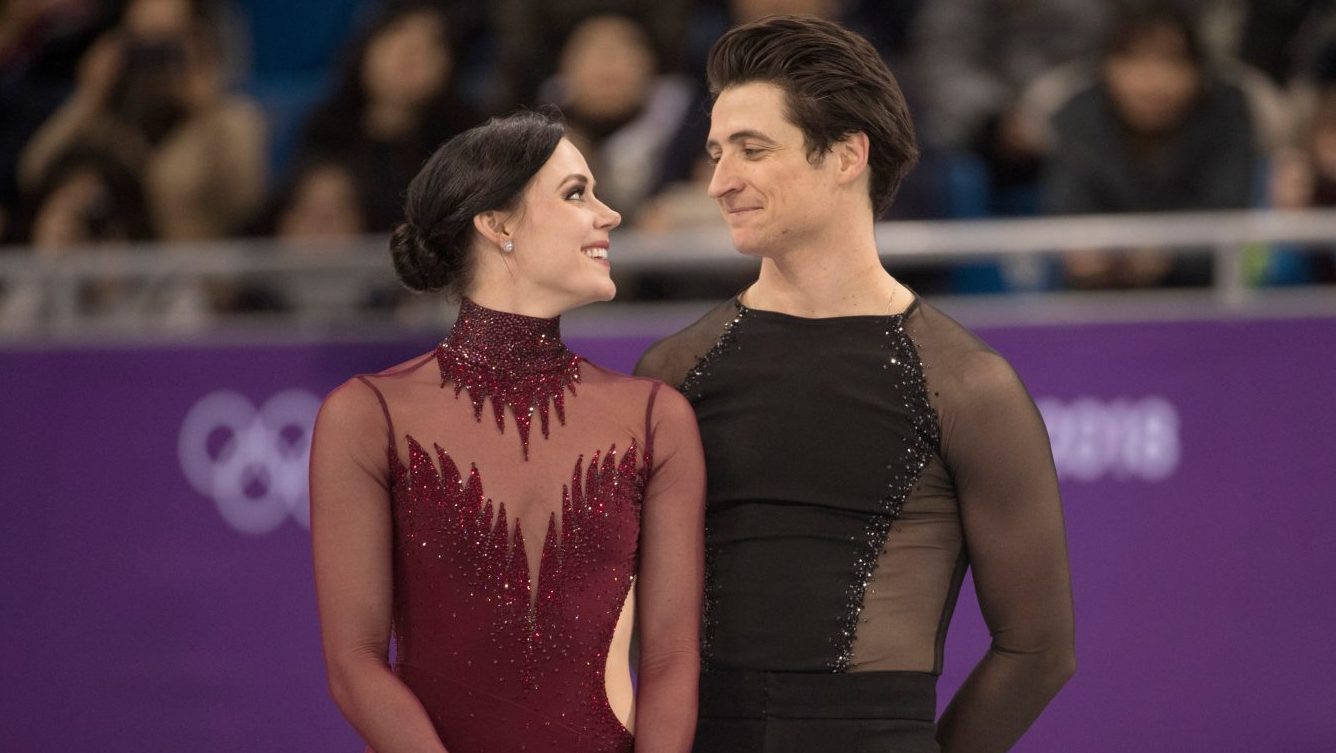 Scott Moir et Tessa Virtue en route vers l'or au programme libre de danse sur glace aux Jeux olympiques d'hiver de PyeongChang 2018 en Corée du Sud, le mardi 20 février 2018. LA PRESSE CANADIENNE/HO - COC - Jason Ransom
