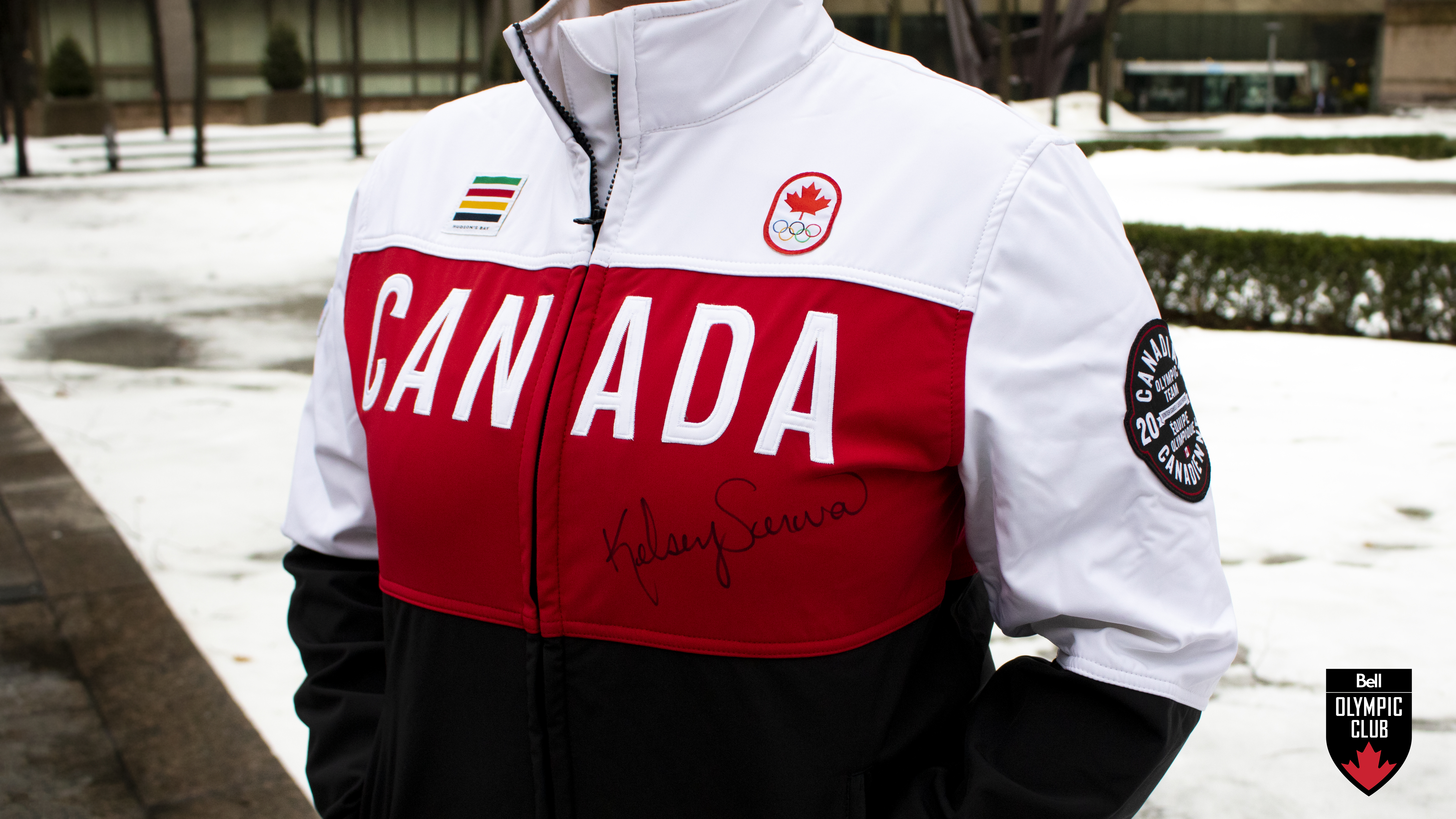 online contests, sweepstakes and giveaways - Win a Team Canada podium jacket signed by Olympic champion Kelsey Serwa